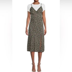 Juniors Lace Trim Woven Midi Dress size XL (15-17)